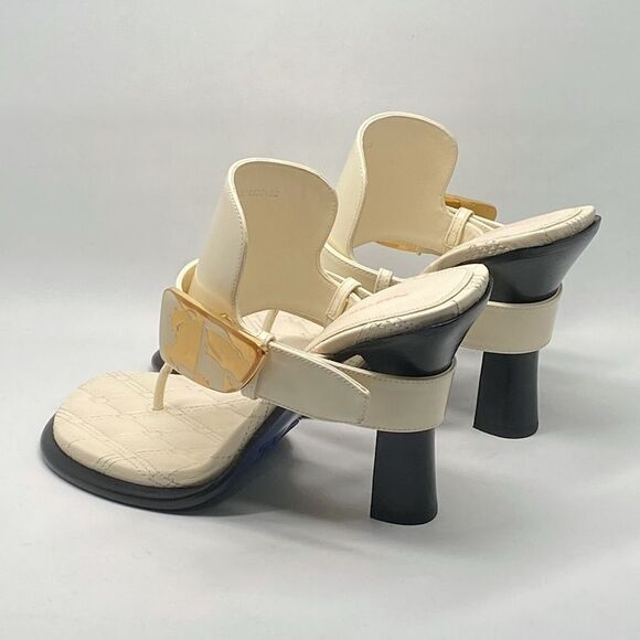 Burberry 100mm Bay leather mules size 36 - Picture 9 of 15